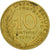 Moneta, Francja, Marianne, 10 Centimes, 1980, Paris, VF(20-25), Aluminium-Brąz