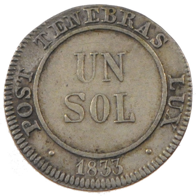 SWISS CANTONS, Sol, 1833, Genève, KM #120a, AU(50-53), Silver, 0.95