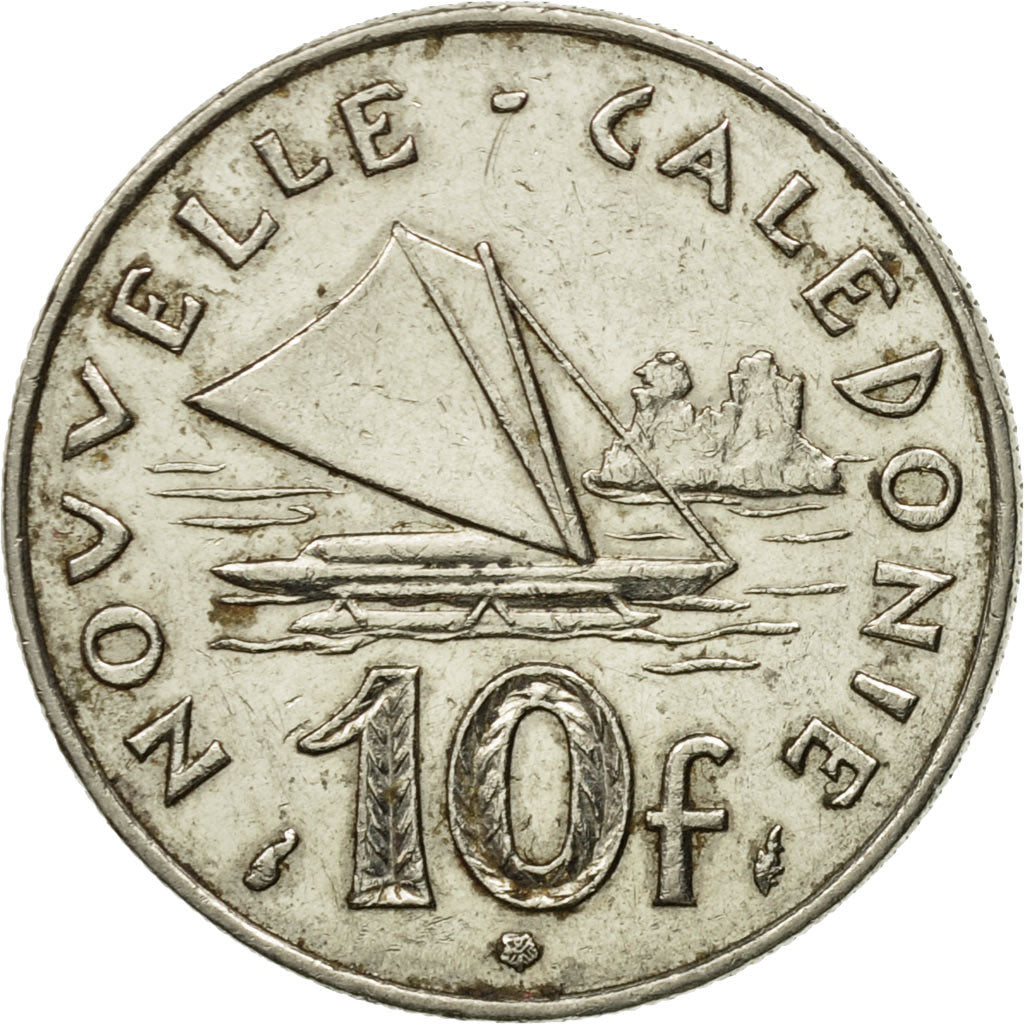 Münze, Neukaledonien, 10 Francs, 1991, Paris, SS, Nickel, KM:11