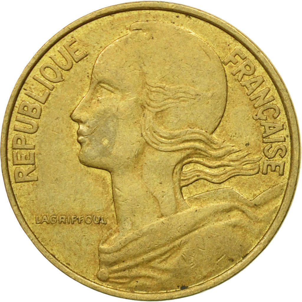 Munten, Frankrijk, Marianne, 10 Centimes, 1992, Paris, FR, Aluminum-Bronze