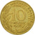 Moneda, Francia, Marianne, 10 Centimes, 1992, Paris, BC+, Aluminio - bronce