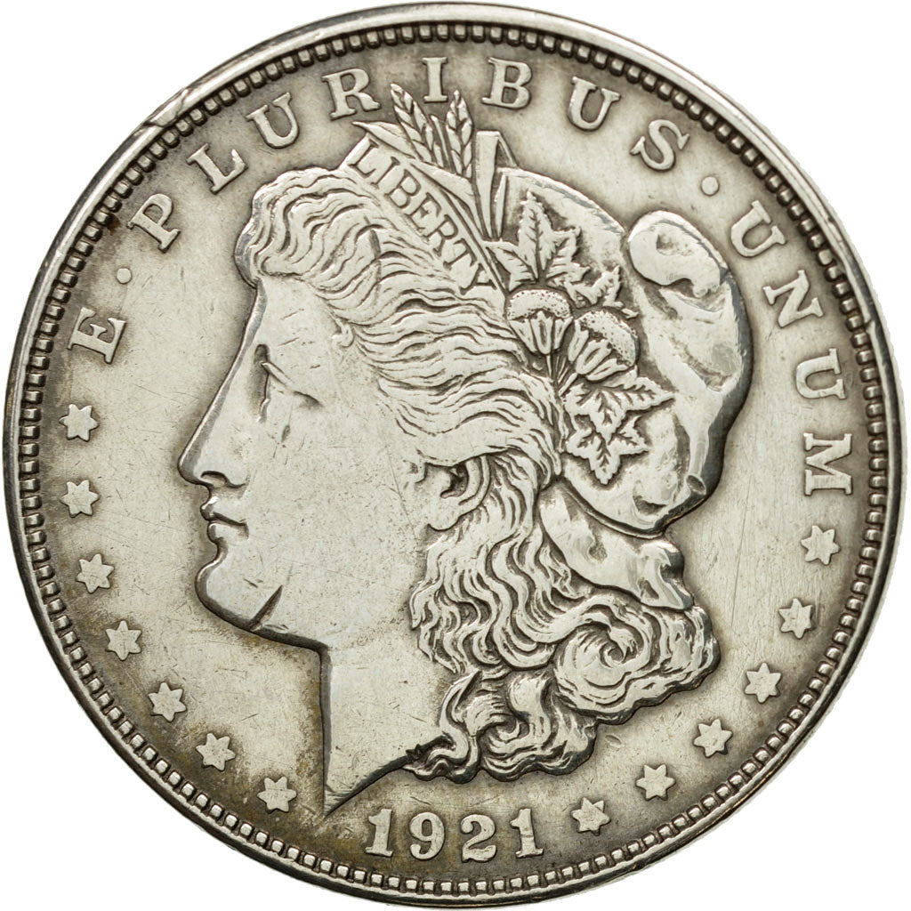 Coin, United States, Morgan Dollar, Dollar, 1921, U.S. Mint, Denver, EF(40-45)