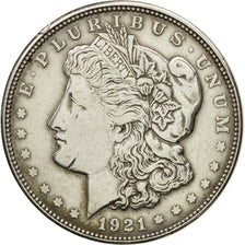 Coin, United States, Morgan Dollar, Dollar, 1921, U.S. Mint, Denver, EF(40-45)