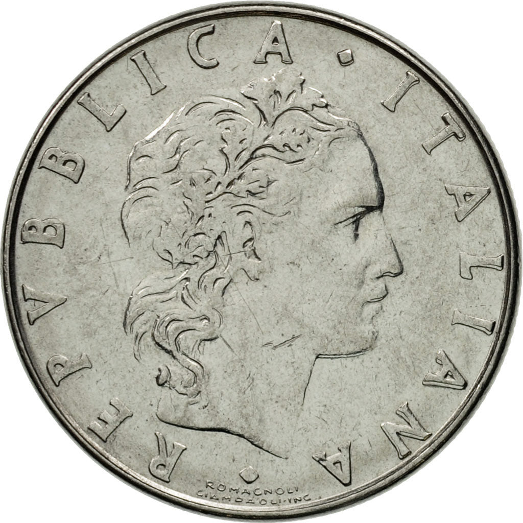 Moneta, Italia, 50 Lire, 1981, Rome, BB+, Acciaio inossidabile, KM:95.1