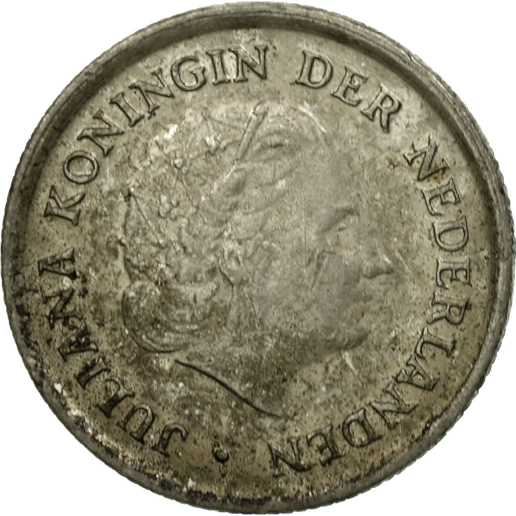 Münze, Niederlande, Juliana, 10 Cents, 1980, S, Nickel, KM:182