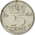 Moneda, Países Bajos, Juliana, 25 Cents, 1964, BC+, Níquel, KM:183