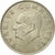 Moneta, Turcja, 100 Lira, 1987, AU(50-53), Miedź-Nikiel-Cynk, KM:967