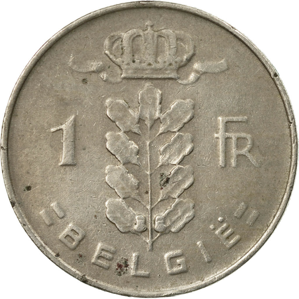 Moneta, Belgio, Franc, 1967, Brussels, MB, Rame-nichel, KM:143.1