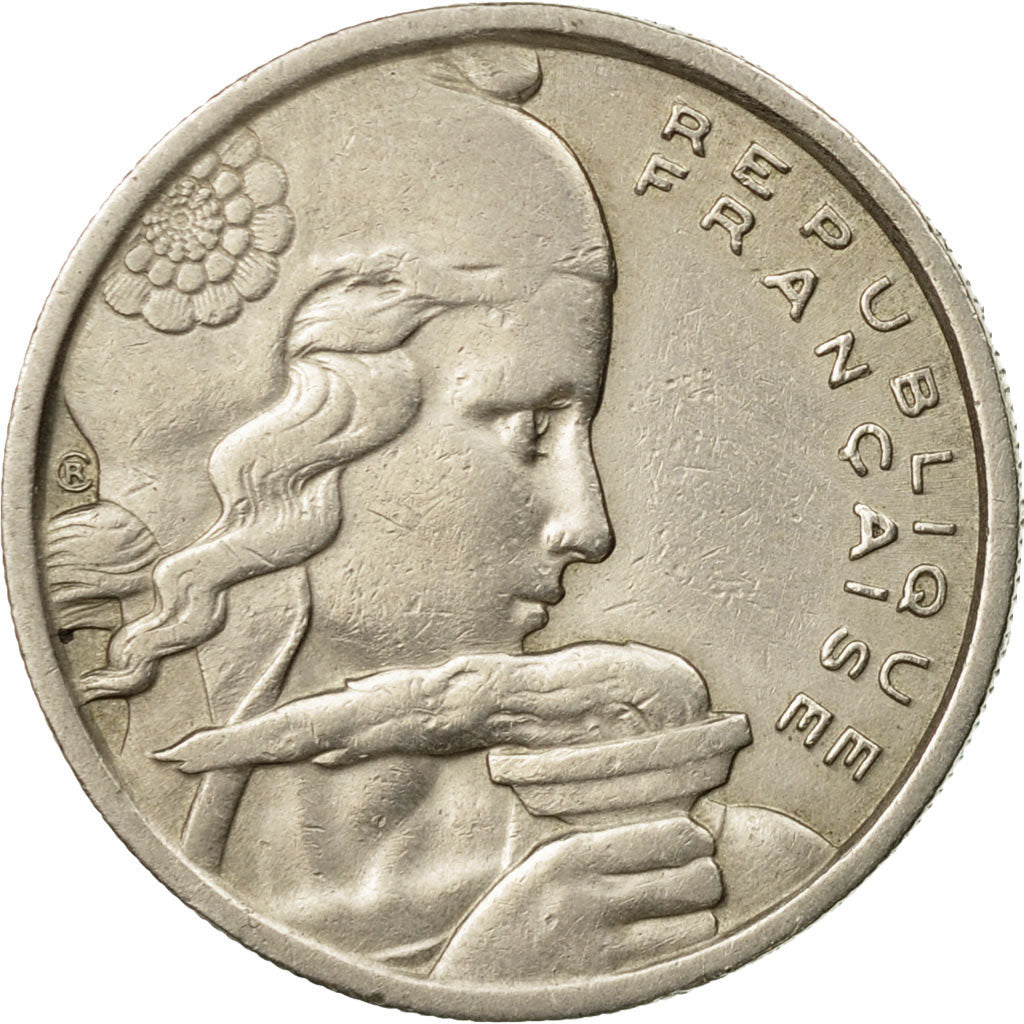 Moneda, Francia, Cochet, 100 Francs, 1955, MBC+, Cobre - níquel, KM:919.1