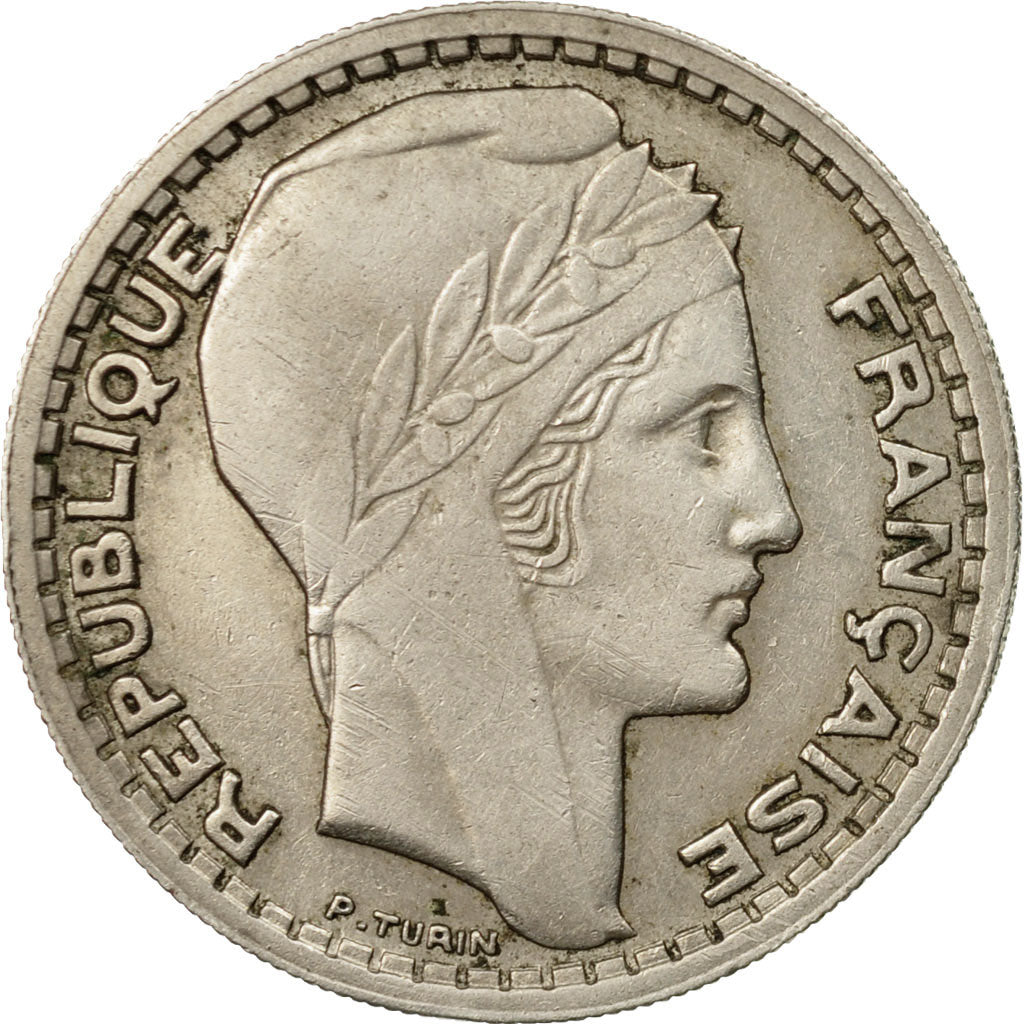 Moneta, Francia, Turin, 10 Francs, 1946, MB+, Rame-nichel, KM:908.1