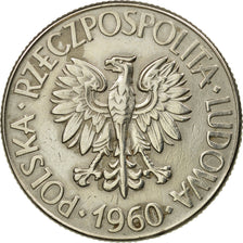 Coin, Poland, 10 Zlotych, 1960, Warsaw, AU(55-58), Copper-nickel, KM:50
