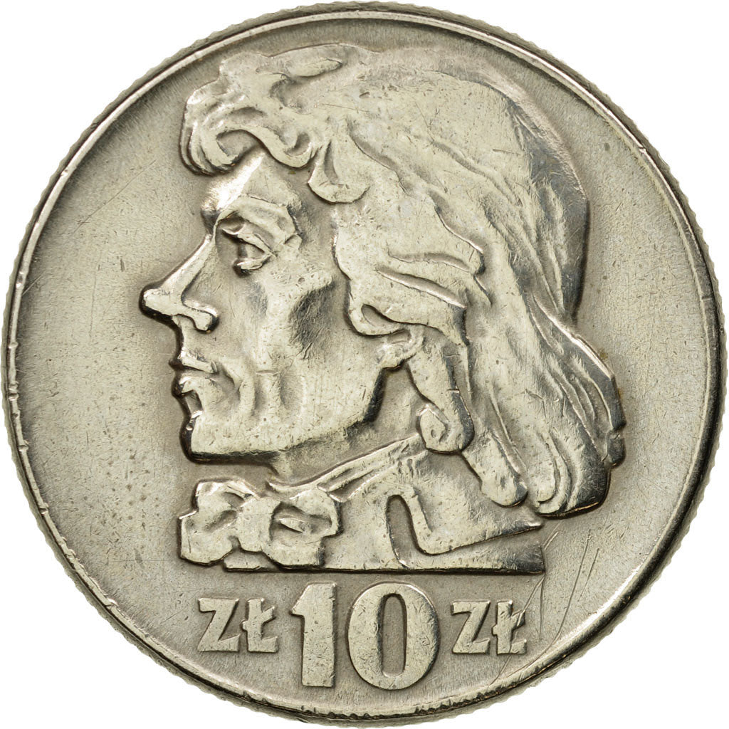 Coin, Poland, 10 Zlotych, 1960, Warsaw, AU(55-58), Copper-nickel, KM:50