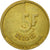 Moneda, Bélgica, 5 Francs, 5 Frank, 1987, Brussels, BC+, Brass Or