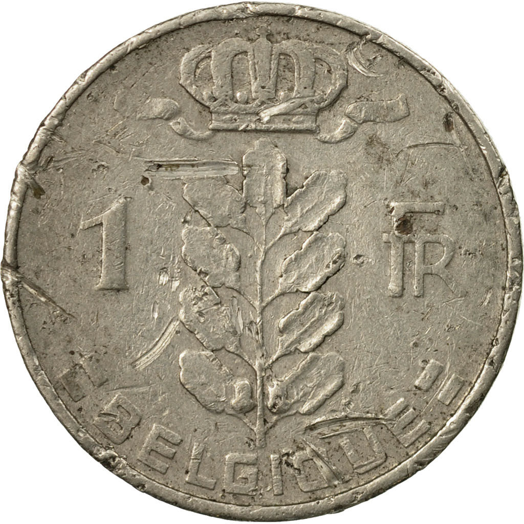Moneta, Belgio, Franc, 1959, Brussels, MB, Rame-nichel, KM:142.1