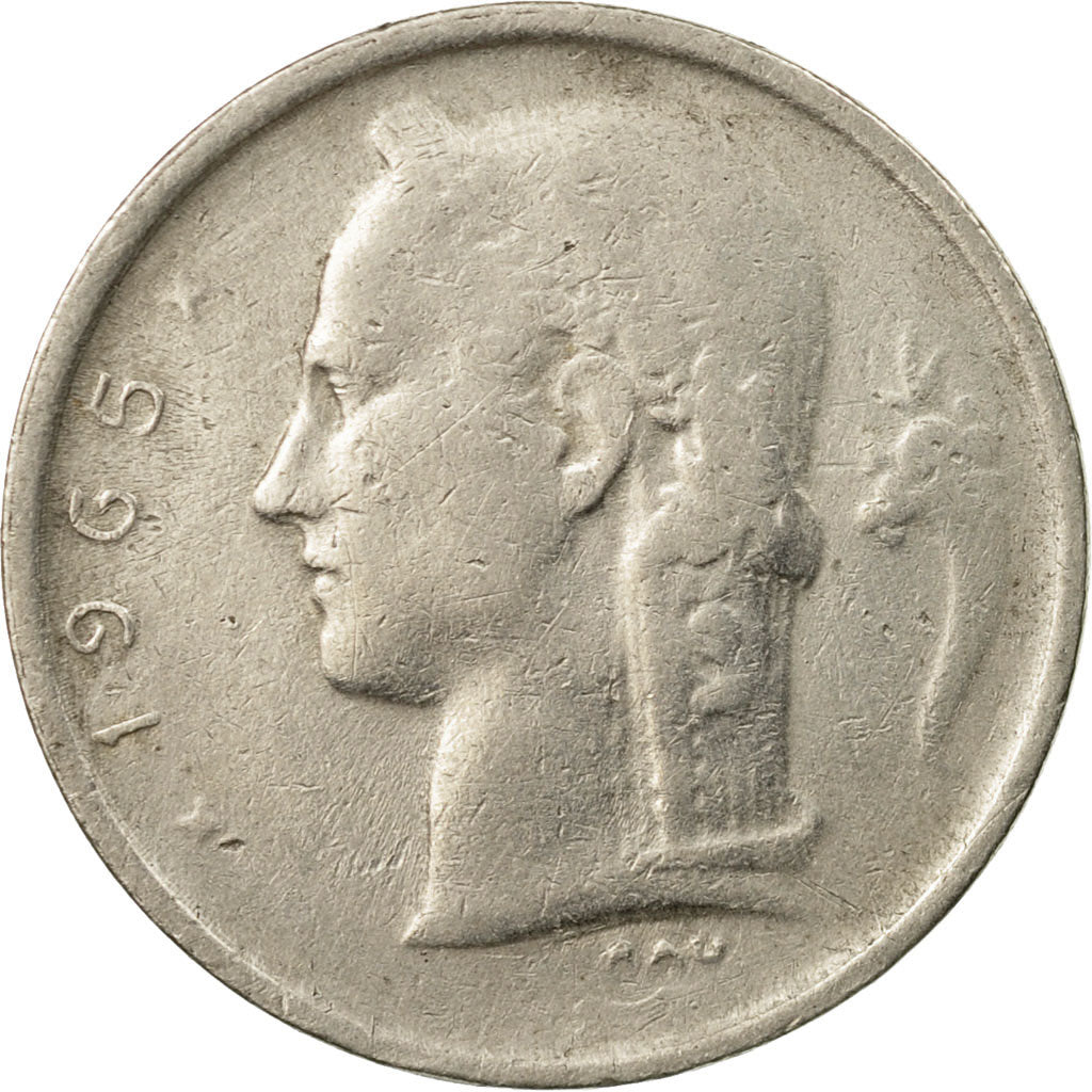 Münze, Belgien, Franc, 1965, Brussels, S, Copper-nickel, KM:142.1