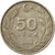 Moneta, Turchia, 50 Lira, 1986, BB+, Rame-nichel-zinco, KM:966