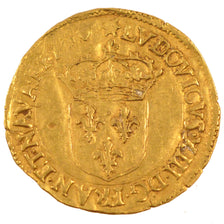 FRANCE, Écu d'or, ECU D'or, 1640, Aix, KM #41.20, VF(30-35), Gold, Gadoury #55, 