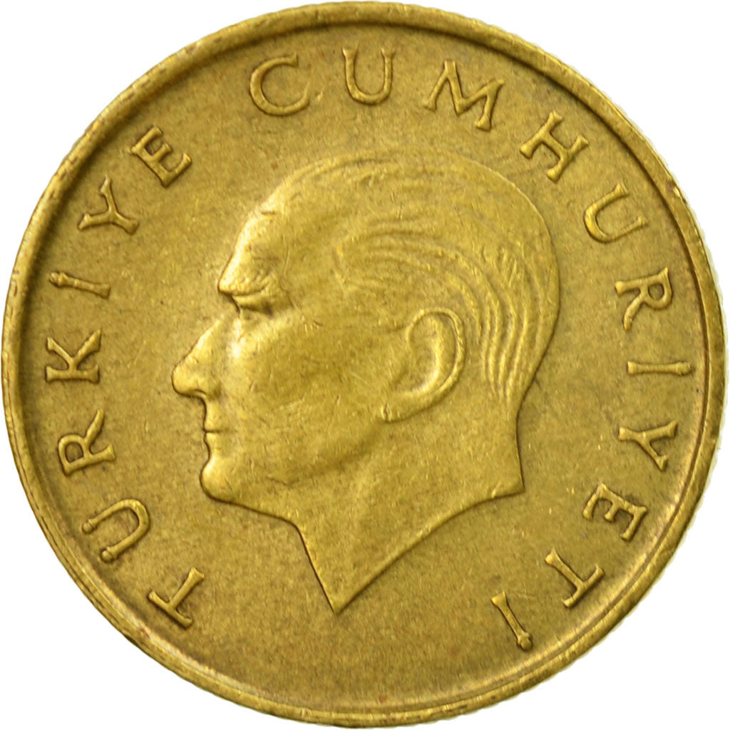 Coin, Turkey, 100 Lira, 1989, AU(50-53), Aluminum-Bronze, KM:988