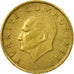 Coin, Turkey, 100 Lira, 1989, AU(50-53), Aluminum-Bronze, KM:988