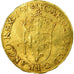 Monnaie, France, Ecu d'or, 1572, La Rochelle, TTB, Or, Duplessy:1057