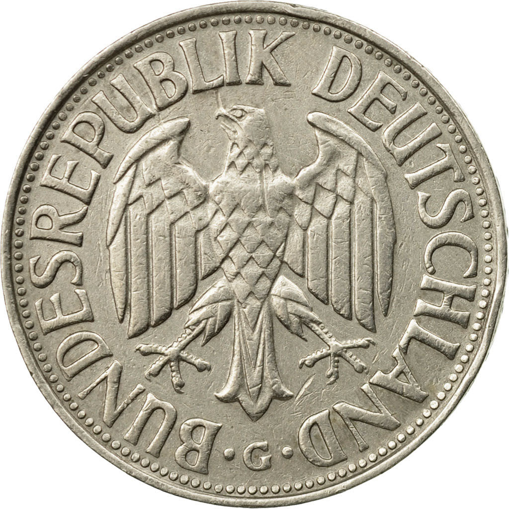 Monnaie, République fédérale allemande, Mark, 1956, TTB, Copper-nickel