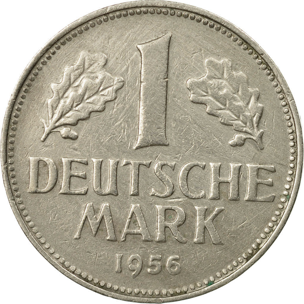 Monnaie, République fédérale allemande, Mark, 1956, TTB, Copper-nickel