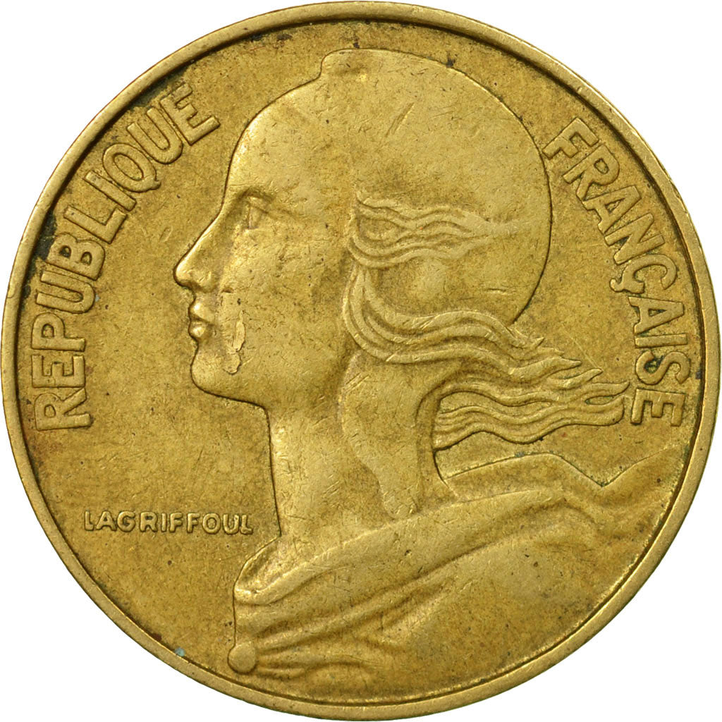 Moneta, Francia, Marianne, 20 Centimes, 1967, Paris, MB+, Alluminio-bronzo