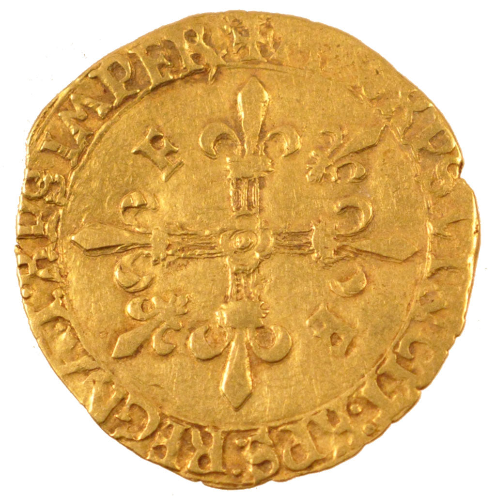 FRANCE, Ecu d'or, Bayonne, EF(40-45), Gold, Duplessy #775, 3.40