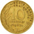 Moneda, Francia, Marianne, 10 Centimes, 1963, Paris, MBC+, Aluminio - bronce