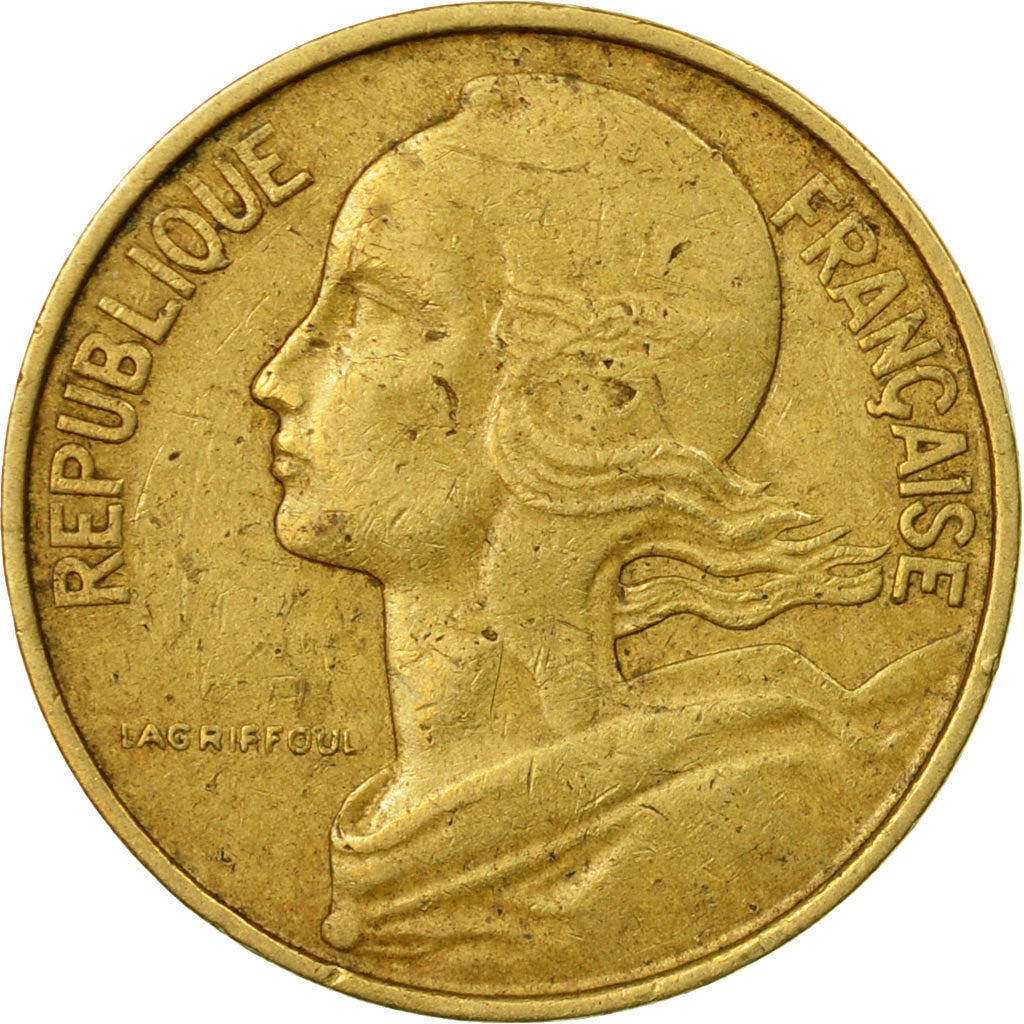 Coin, France, Marianne, 10 Centimes, 1971, Paris, EF(40-45), Aluminum-Bronze