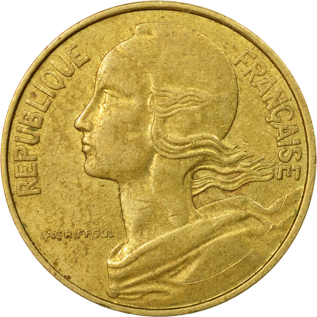 Munten, Frankrijk, Marianne, 10 Centimes, 1981, Paris, ZF, Aluminum-Bronze