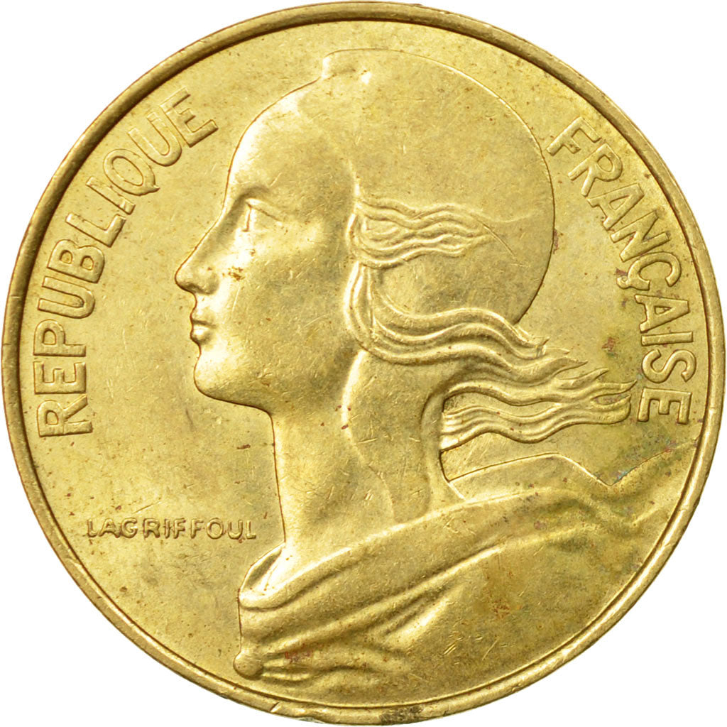 Munten, Frankrijk, Marianne, 10 Centimes, 1985, Paris, ZF, Aluminum-Bronze