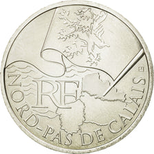 France, 10 Euro, Nord-Pas de Calais, 2010, SPL, Argent, KM:1664