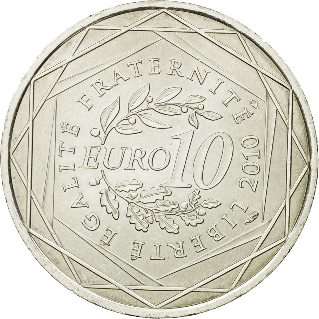 France, 10 Euro, Nord-Pas de Calais, 2010, SPL, Argent, KM:1664
