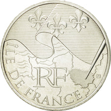 France, 10 Euro, Ile de France, 2010, MS(63), Silver, KM:1657