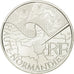 France, 10 Euro, Haute Normandie, 2010, MS(63), Silver, KM:1656