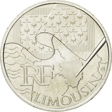 France, 10 Euro, Limousin, 2010, MS(63), Silver, KM:1660