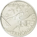 France, 10 Euro, Rhône Alpes, 2010, MS(63), Silver, KM:1670