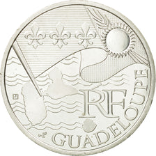 France, 10 Euro, Guadeloupe, 2010, MS(63), Silver, KM:1655