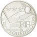 France, 10 Euro, Guadeloupe, 2010, MS(63), Silver, KM:1655