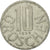 Coin, Austria, 10 Groschen, 1989, Vienna, EF(40-45), Aluminum, KM:2878