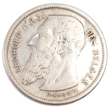 BELGIUM, 2 Francs, 2 Frank, 1904, KM #58.1, VF(30-35), Silver, 27.15, 9.89