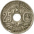 Moneta, Francia, Lindauer, 25 Centimes, 1922, MB, Rame-nichel, KM:867a