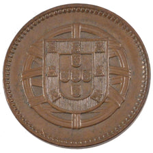 PORTUGAL, 2 Centavos, 1918, KM #568, MS(60-62), Bronze, 5.02