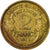 Coin, France, Morlon, 2 Francs, 1933, Paris, EF(40-45), Aluminum-Bronze, KM:886