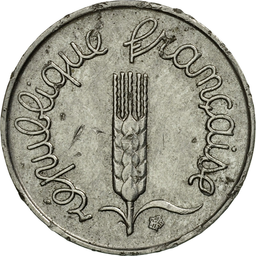 Moneta, Francia, Épi, Centime, 1966, Paris, MB+, Acciaio inossidabile, KM:928