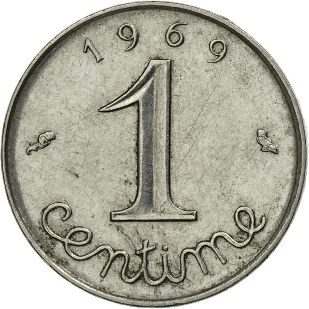 Moneta, Francia, Épi, Centime, 1969, Paris, BB, Acciaio inossidabile, KM:928