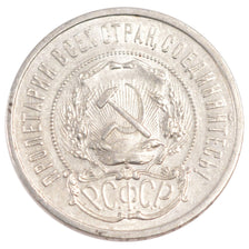 RUSSIA, 50 Kopeks, 1922, KM #83, AU(55-58), Silver, 9.93