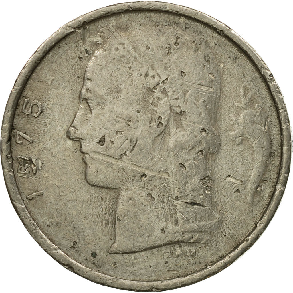 Munten, België, Franc, 1975, FR, Copper-nickel, KM:143.1