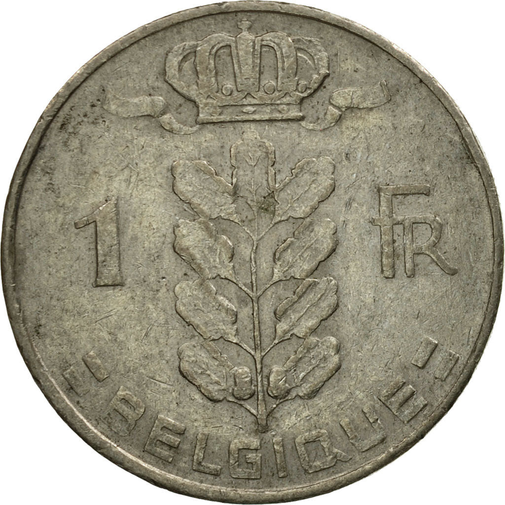 Moneta, Belgio, Franc, 1975, Brussels, BB, Rame-nichel, KM:142.1